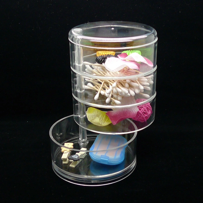 Transparent Acrylic Cosmetic Storage Box Household Display Case