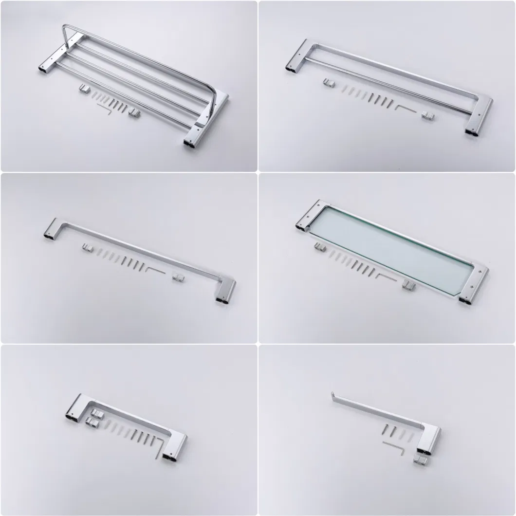 SUS 304 Gun Metal Surface Bathroom Towel Rack Stainless Steel Bathroom Accessories