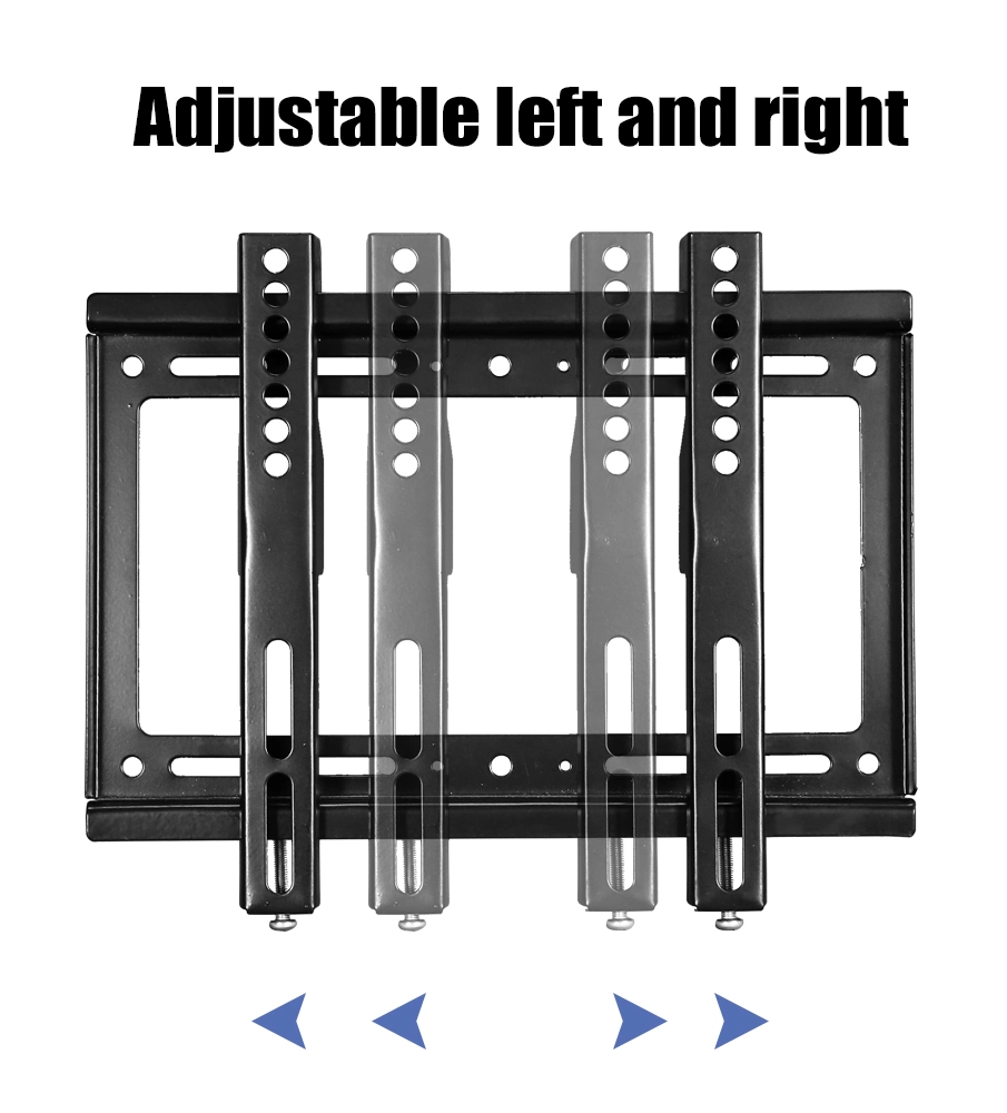 Mini Fix TV Wall Holder 14 17 19 32 34 42 Vesa 200*200mm Adjustable Height Wall TV Mount Hidden LED LCD Wall Mount TV Rack