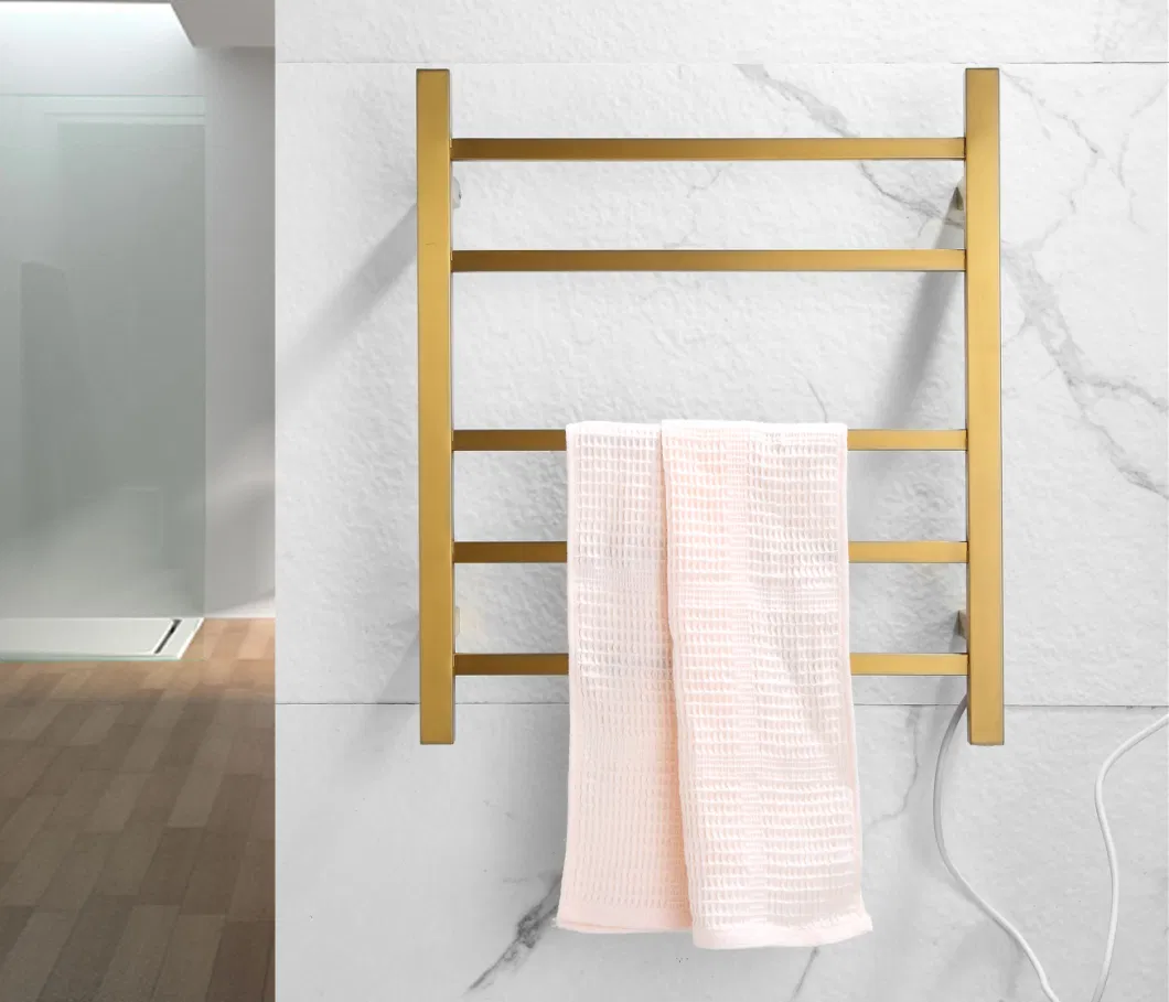 Popular Product Wall Mounted Flat Ladder Bathroom Radiators Low Carbon Steel Heated Towel Rail Rack