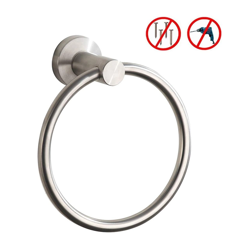 Stainless Steel Black Bath Towel Ring