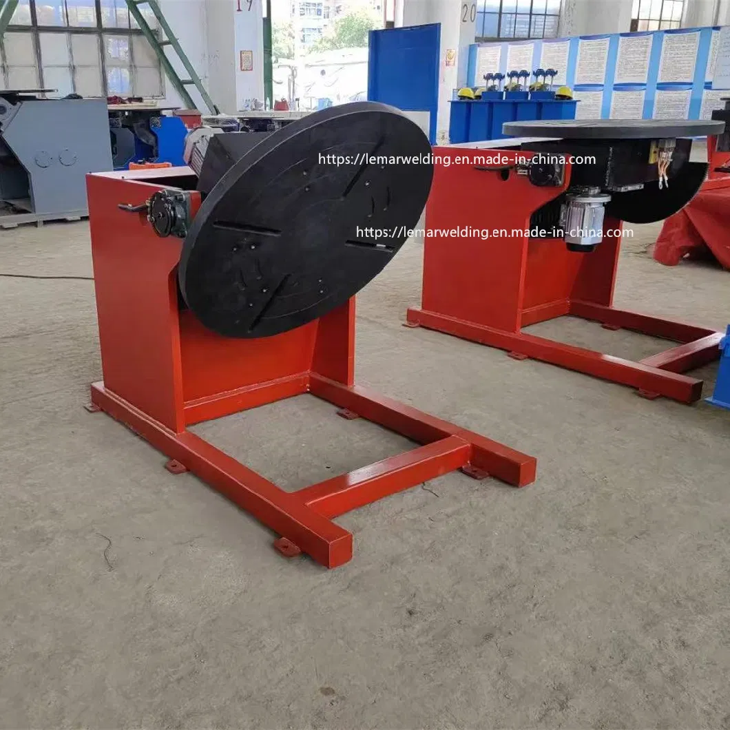 Automatic Turn Welding Turntable Table Capacity 600kg Tilt 135 Degree