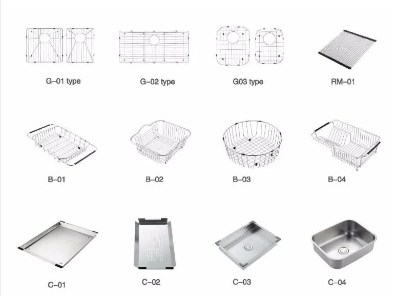 Best-Selling Undermount Sink Stainless Steel Brush Single Bowl Sink with Accessories for Kitchen