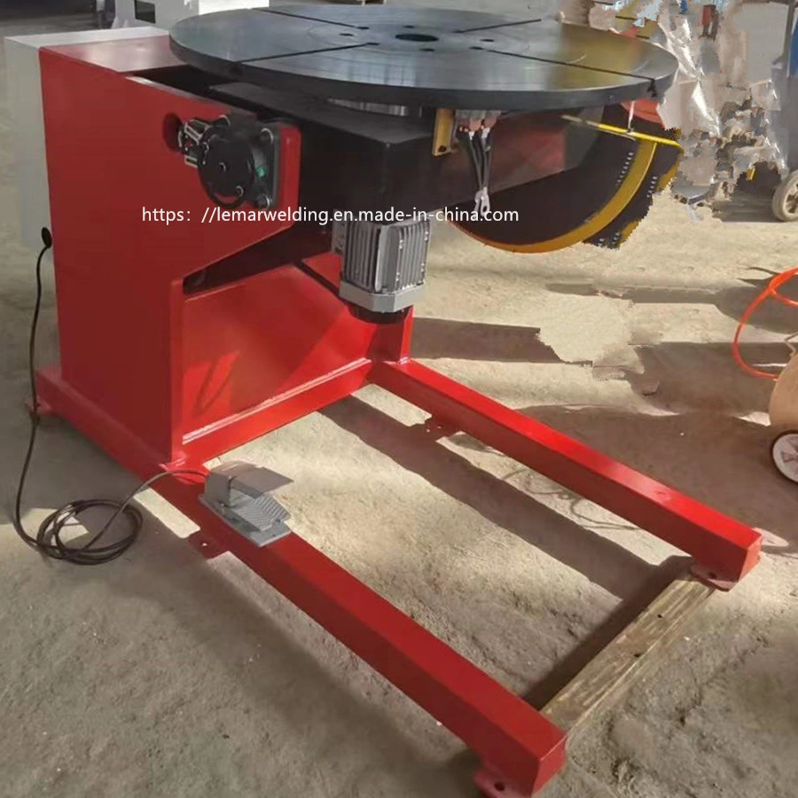 Automatic Turn Welding Turntable Table Capacity 600kg Tilt 135 Degree