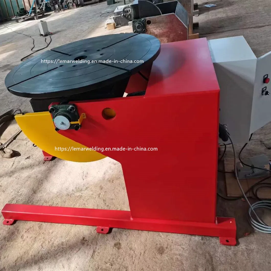 Automatic Turn Welding Turntable Table Capacity 600kg Tilt 135 Degree