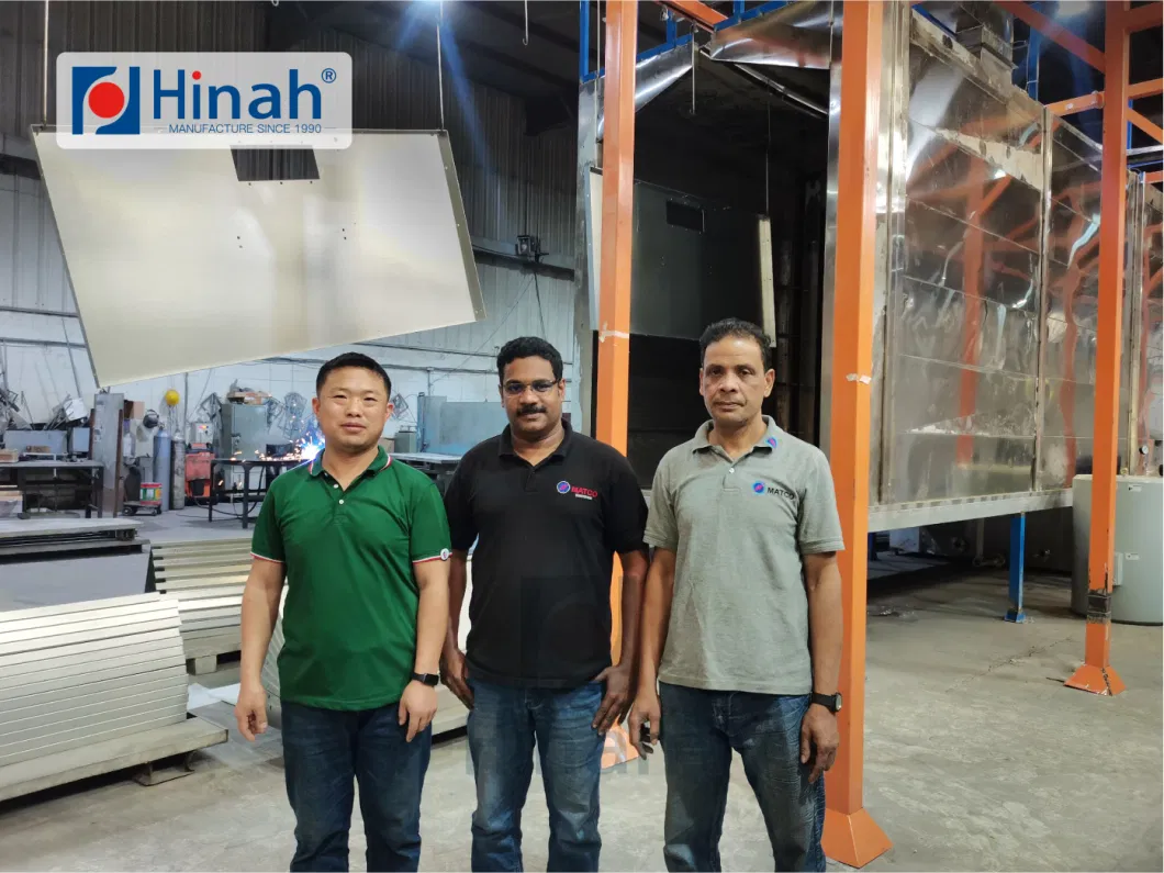 Power and Free Conveyor Powder Coating Line for Warehouse Rack 12m Length