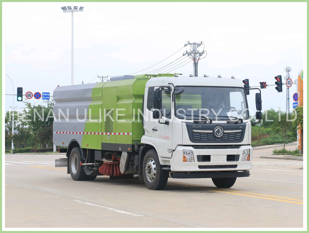 China Factory Washing Sweep Truck Dongfeng Street Hydraulic Cleaning Diesel Environment Vehicles Machine Road Sweeper Truck