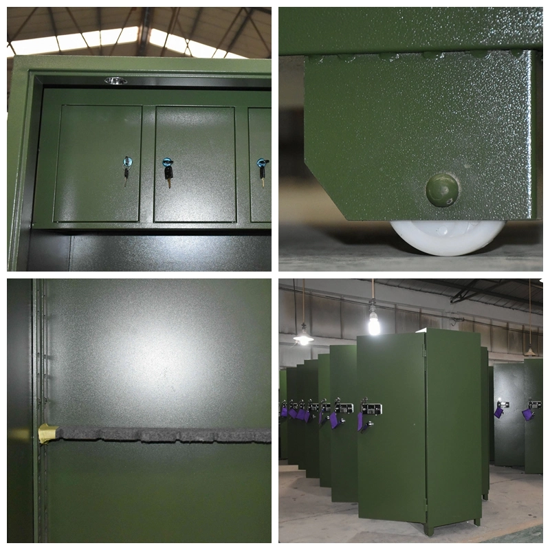 Customized Single Door Fingerprint Identification Gun Cabinet Safe for Sale