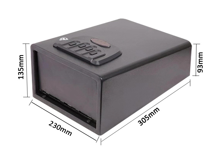 Pistol Hand Gun Safes, Heavy Steel Construction Portable Small Metal Quick Access Portable Gun Safe Box Pistol Safe/