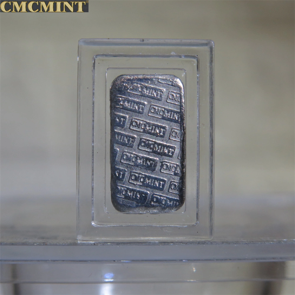 1 Gram Indium Buffalo Coins with Plastic Case Packing