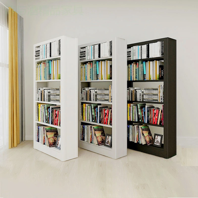 China Factory Double-Sided Steel-Wood Bookshelf for Library/School/Office/Home