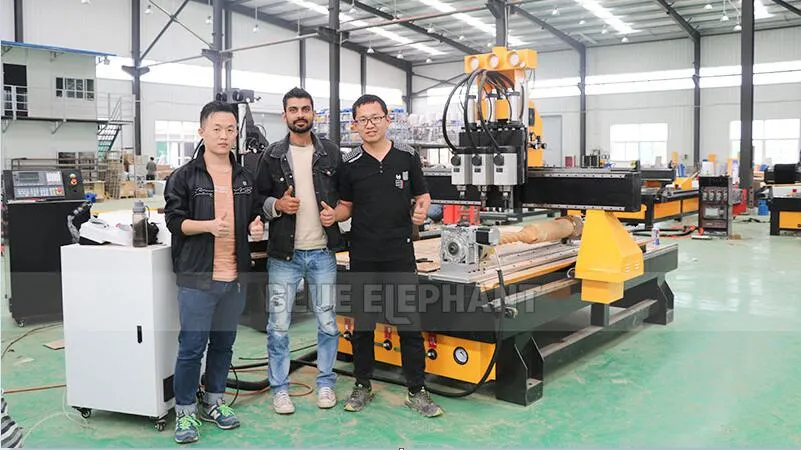 New Look Wood Machine 1830 Milling Machines Marble Making CNC Router with Air Cooling Spindle for Sale in Mexico