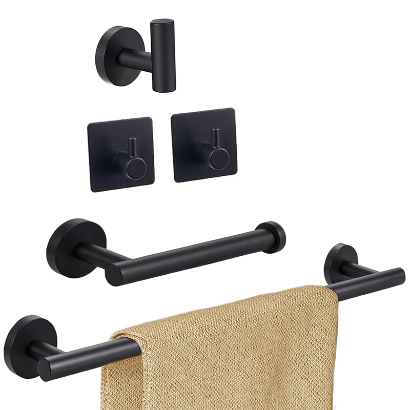 304 Bath Bathroom Hardware Sets Brushed Bathroom Accessories Set Gold