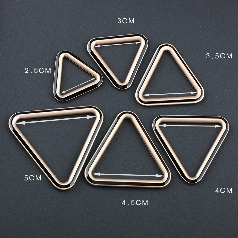 Garment Accessories with/Without Pin Adjustable Metal Triangle Buckle