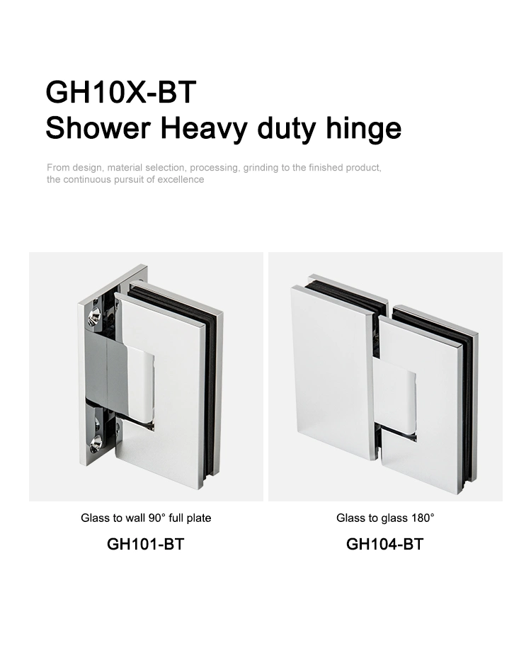 Heavy Duty Hinge Bathroom Solid Brass Hinge 90 Degree Door Hardware Hinge Gh101-Bt