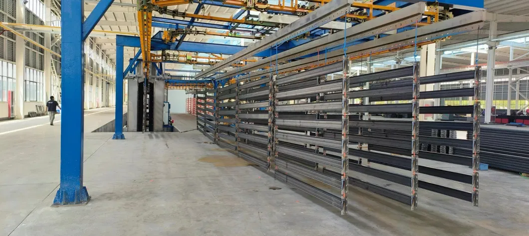 Powder Coating Line Coating System for Metal Shelves with Power&Free Conveyor