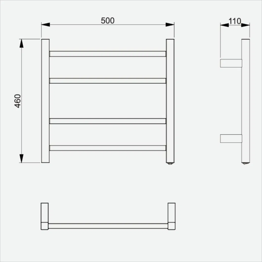 Wholesale Stainless Steel 304 Wall-Mounted Electric Towel Rack for Space Optimization