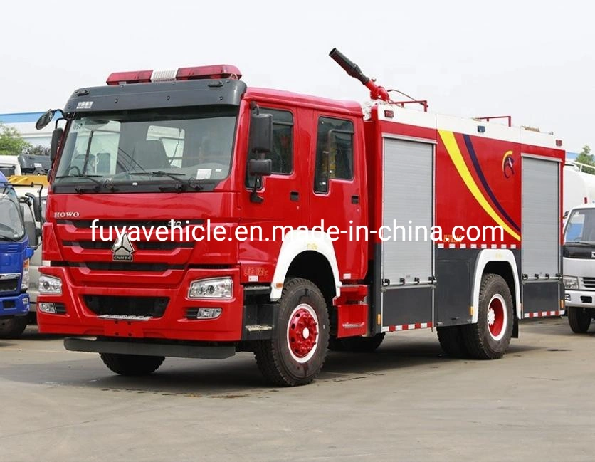 Sinotruk HOWO 4X2 8000liters 6, 000L Water Tank with 2, 000L Foam Tank Fire Engine Fire Flighting Trucks for Rescue