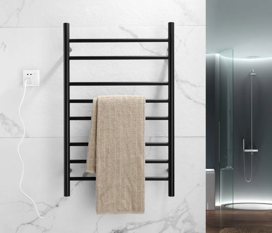 Popular Product Wall Mounted Flat Ladder Bathroom Radiators Low Carbon Steel Heated Towel Rail Rack