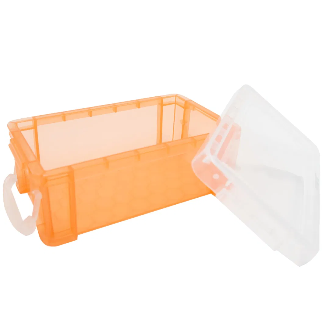 Small Plastic Box Stackable Mini Plastic Storage Box with Lid Clear Plastic Organizer Container for Jewelry Beads Small Crafts Items Access