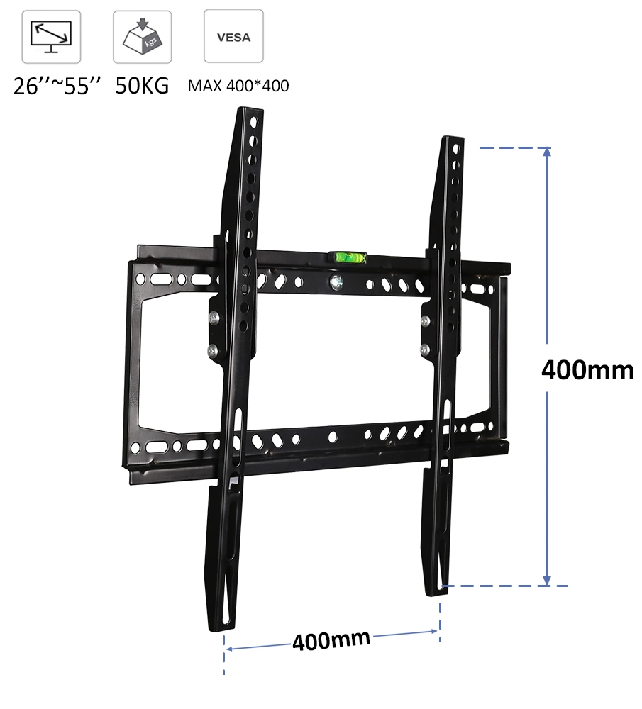 China Manufacturer Max Vesa 400X400mm TV Wall Mount Adjustable TV Wall Tilt Bracket