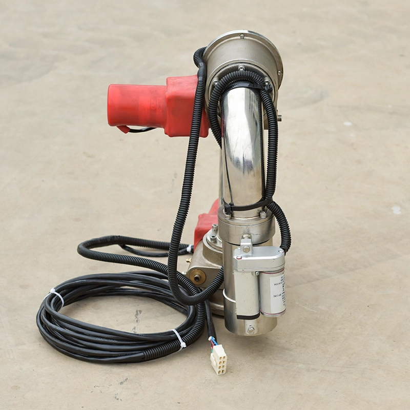 Water Truck Sprinkler Accessory Stainless Steel Manual Water Cannon