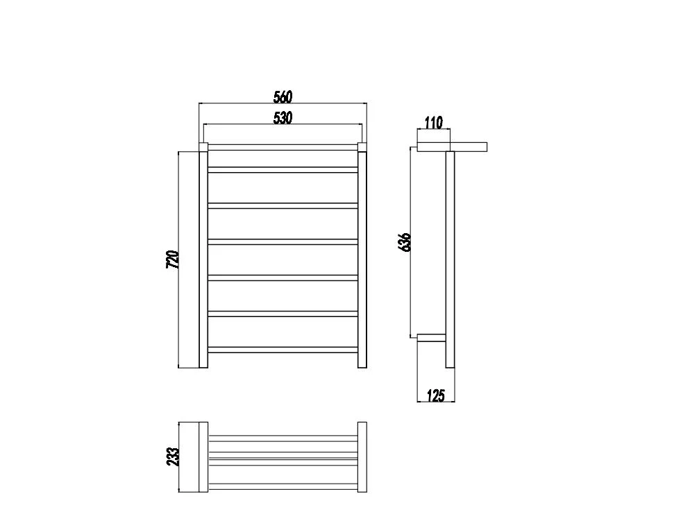 304 Stainless Steel Electric Clothes Dryer Rack Electric Towel Dryer Rack