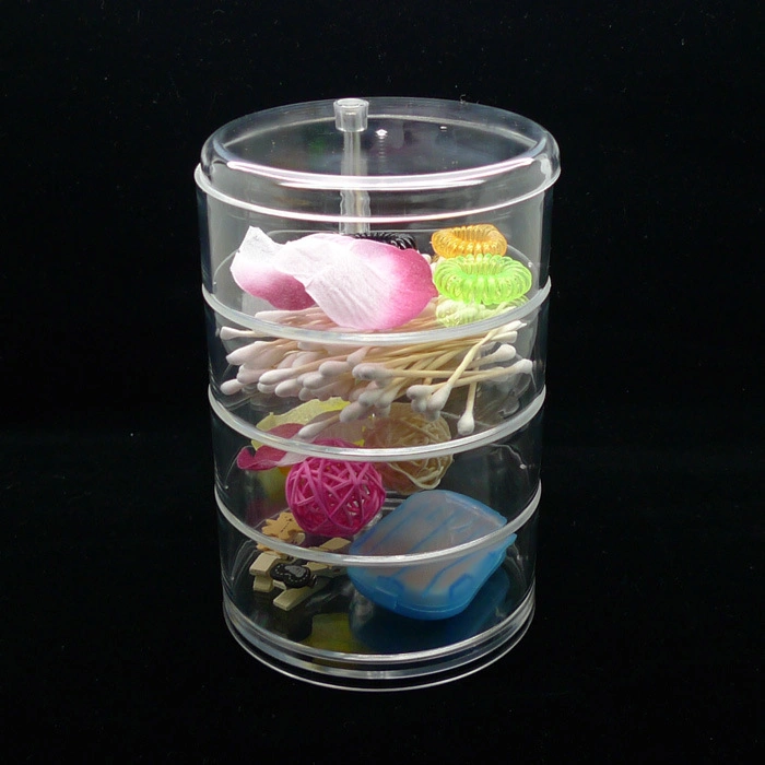 Transparent Acrylic Cosmetic Storage Box Household Display Case