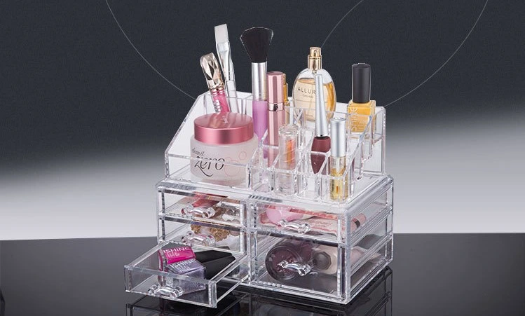 High Quality Acrylic Cosmetic Storage Box Nail Polish Display Case