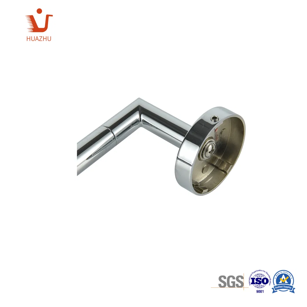 Wall Mount Bathroom Fitting Accessories Chrome Polished Finish Towel Bar