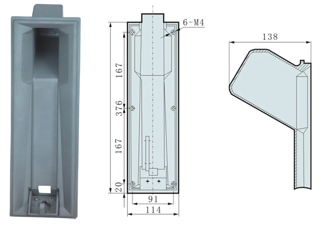 Aluminum Oil Gun Rack for Fuel Dispenser-Yh0063