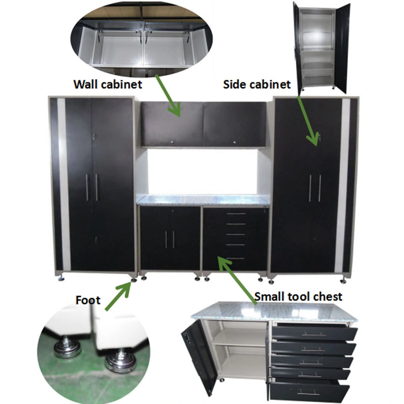 Waterproof Heavy Duty Black Tool Cabinet for Workshop