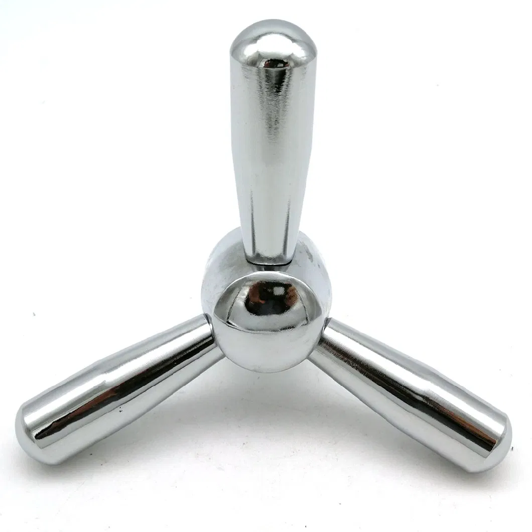 Chrome 3 Spoke Safe Handle for Fireproof Gun Safe Vaults