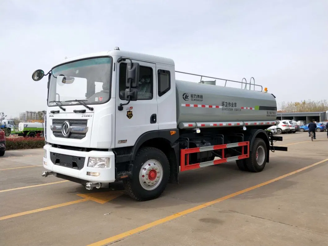 Advanced Technology Dongfeng 15tons Water Sprinkler Tank Truck 15000liters Water Tanker Truck