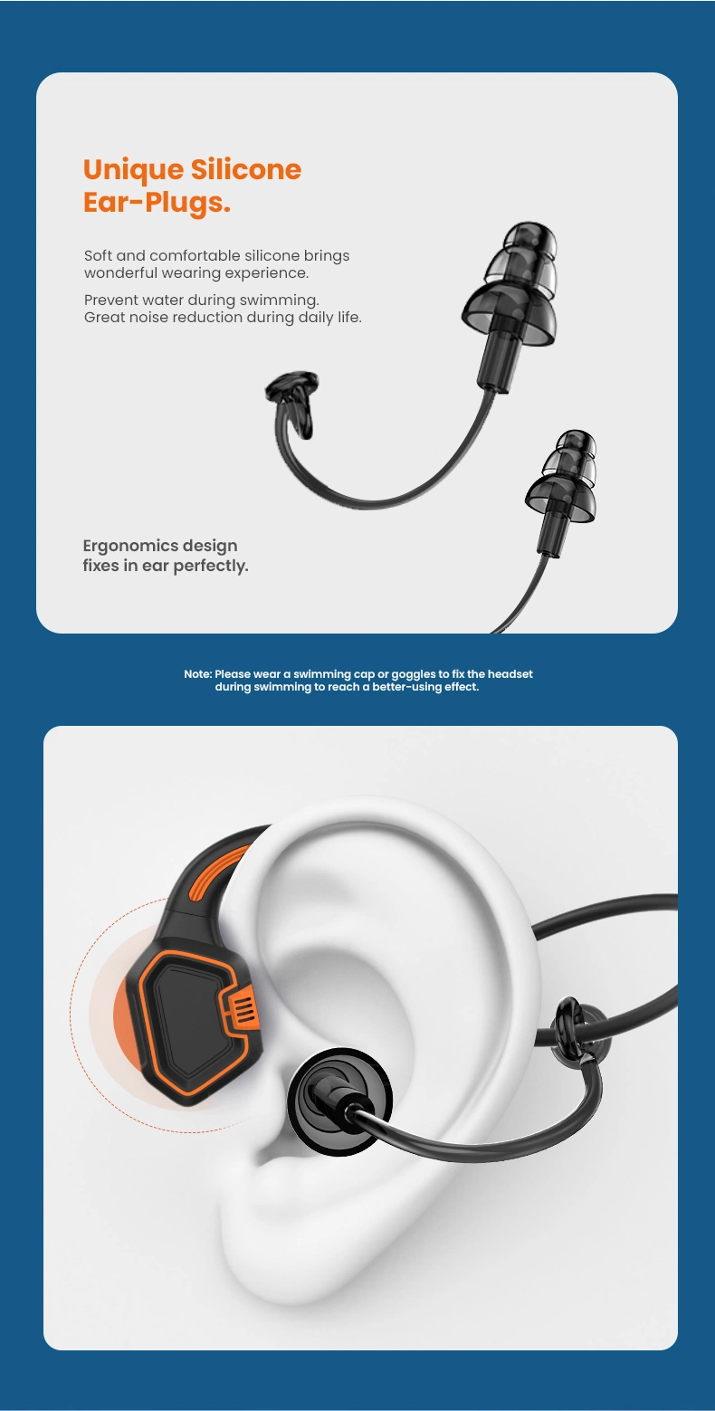 Protect Privacy Open-Ear Running Wireless Headset Bone Conduction Earphone Neckband Earphones