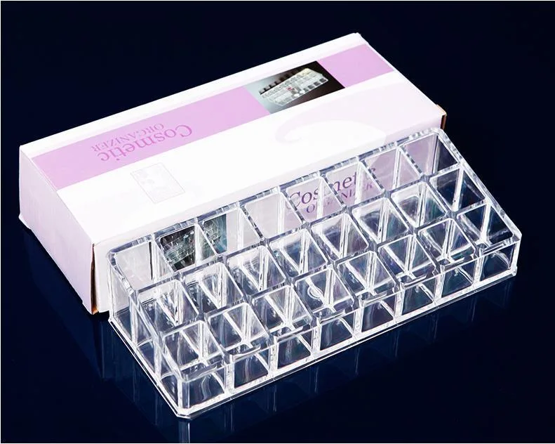 Transparent Acrylic Cosmetics Storage Box Makeup Display Case