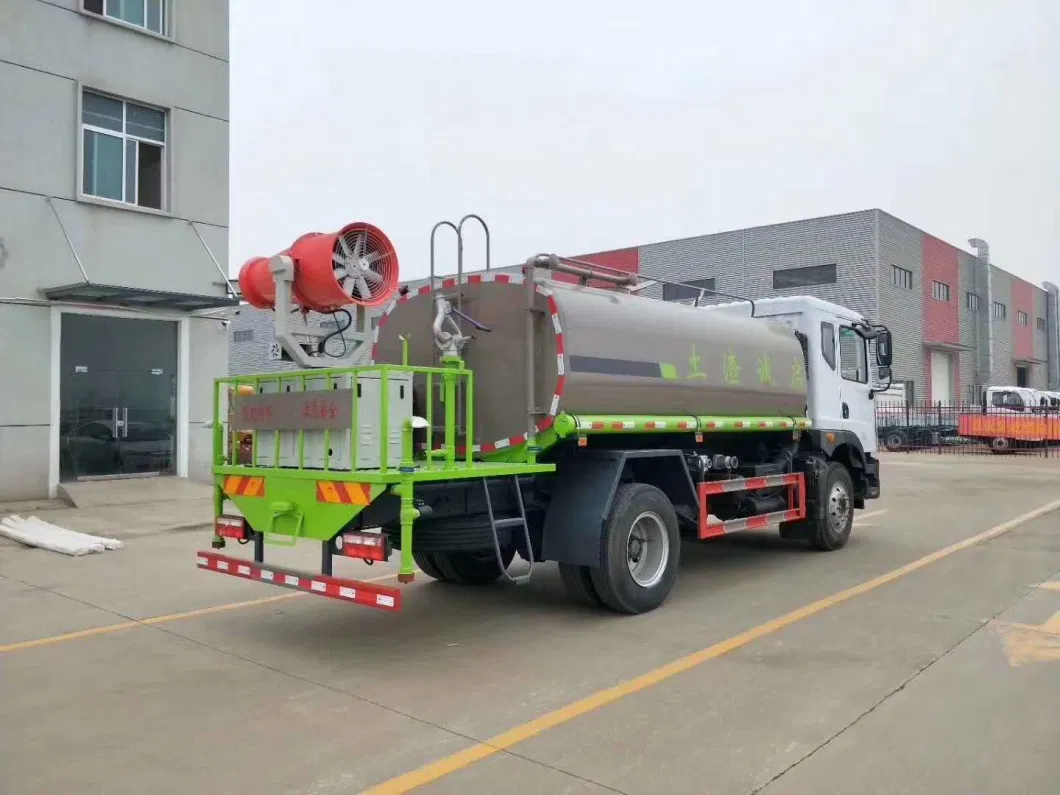 Dongfeng 15ton Disinfectant Sprayer Water Cannon Tank Truck 15000liters Dust Suppression Water Spray Tank Truck