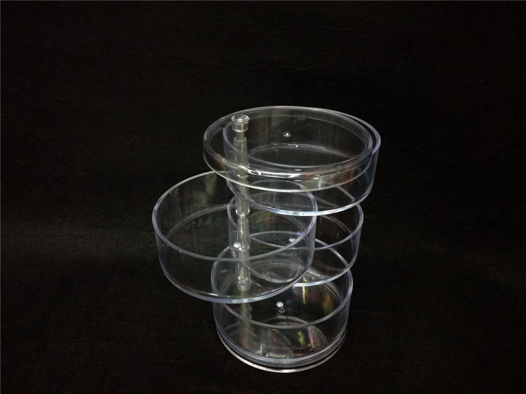 Transparent Acrylic Cosmetic Storage Box Household Display Case