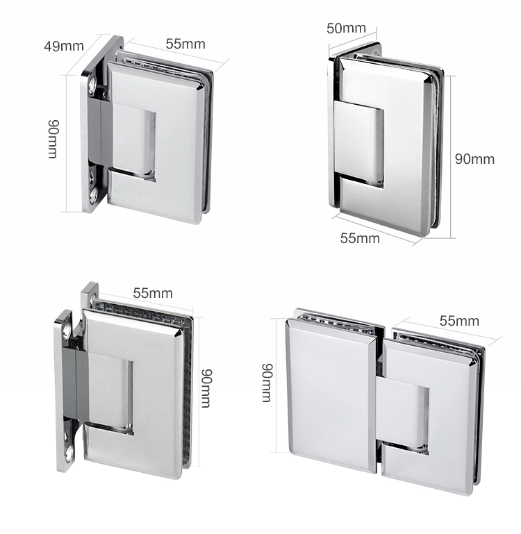 Wholesale High Quality Frameless Standard Brass Shower Door Hinge Gh301b-1