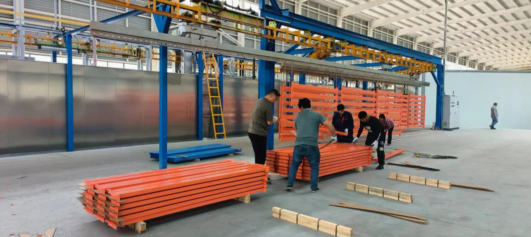 Powder Coating Line Coating System for Metal Shelves with Power&Free Conveyor