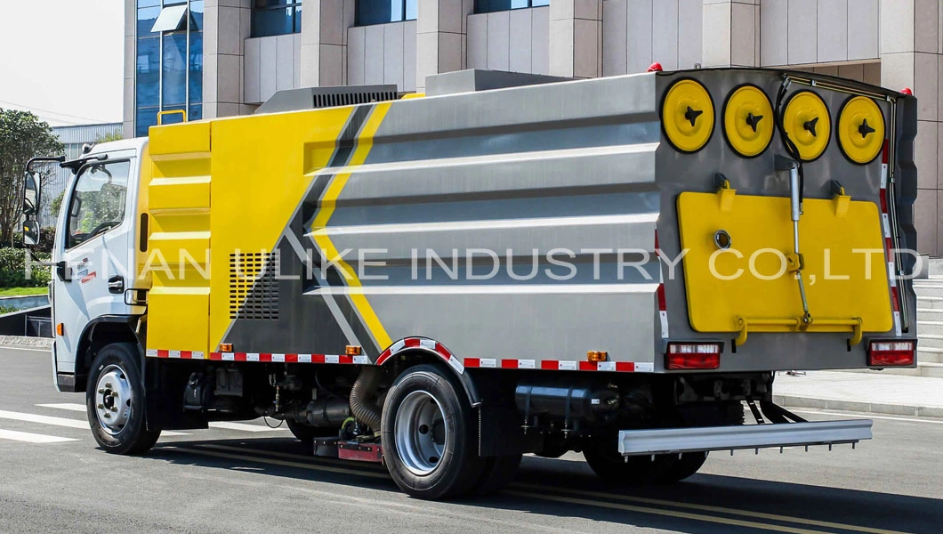 Road Dust Cleaning Truck City Special Vehicle 4m3 Vacuum Suction Truck