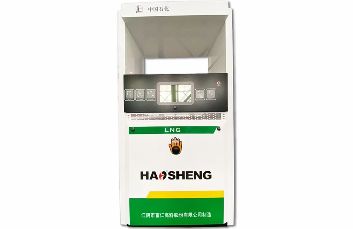 Haosheng 1nozzle High Quality Safety Stainless LNG Dispenser for Gas Station