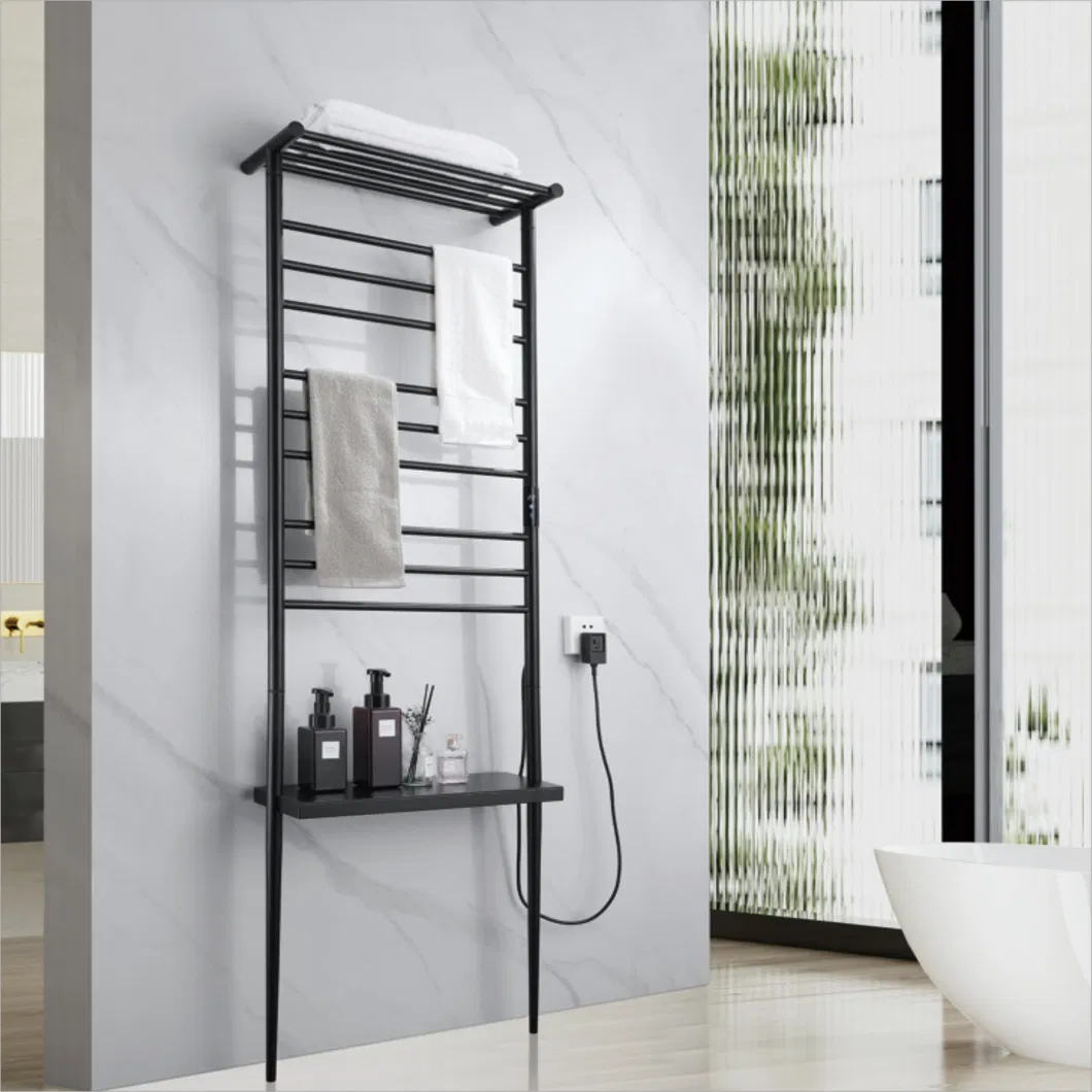 Floor Hotel Luxury Multi-Bar Stainless Steel Fast Drying Electric Towel Rack