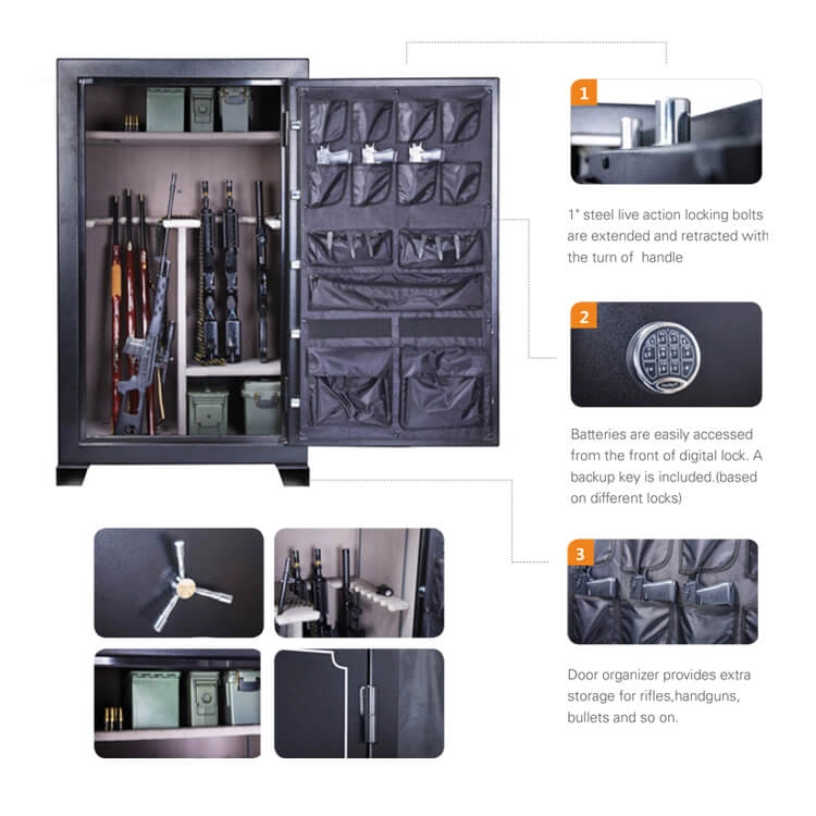 Fireproof Safe Electric with Lockers Gun Safes