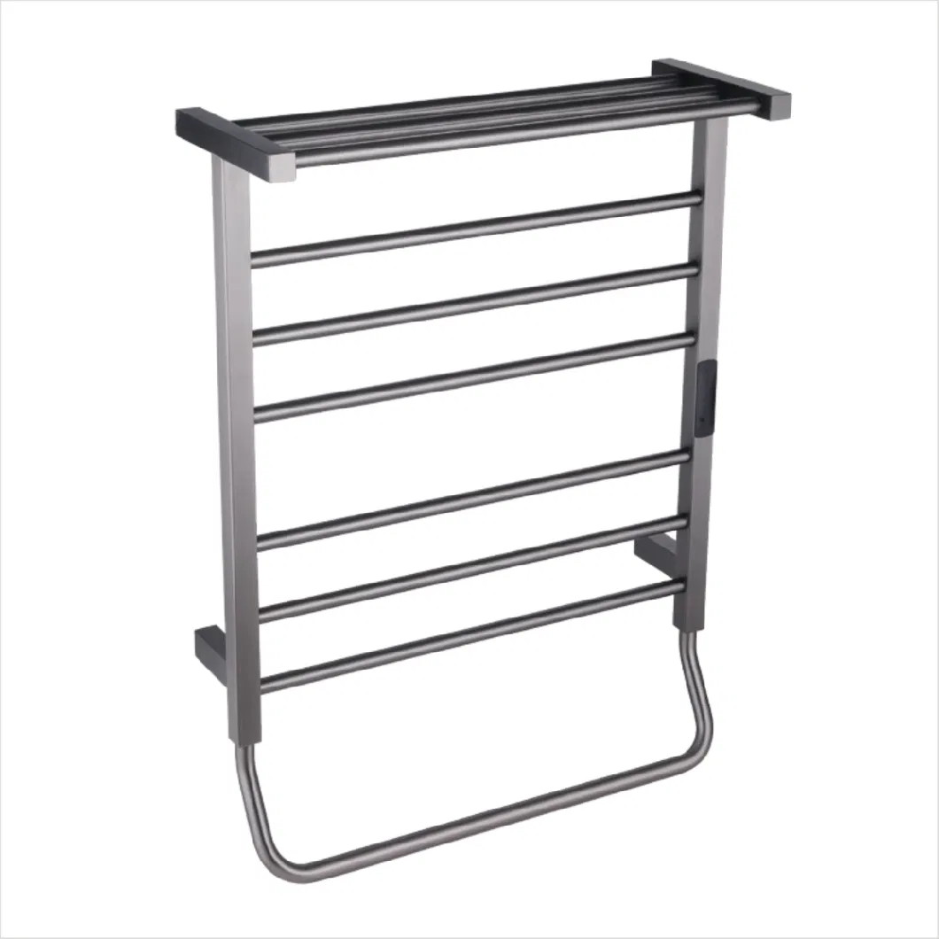 Stainless Steel Electric Towel Rack with Top Rack and Bottom Rack