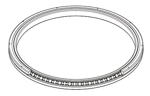 Crbt805A Crossed Roller Bearing Non Standard Bearing Thin Wall