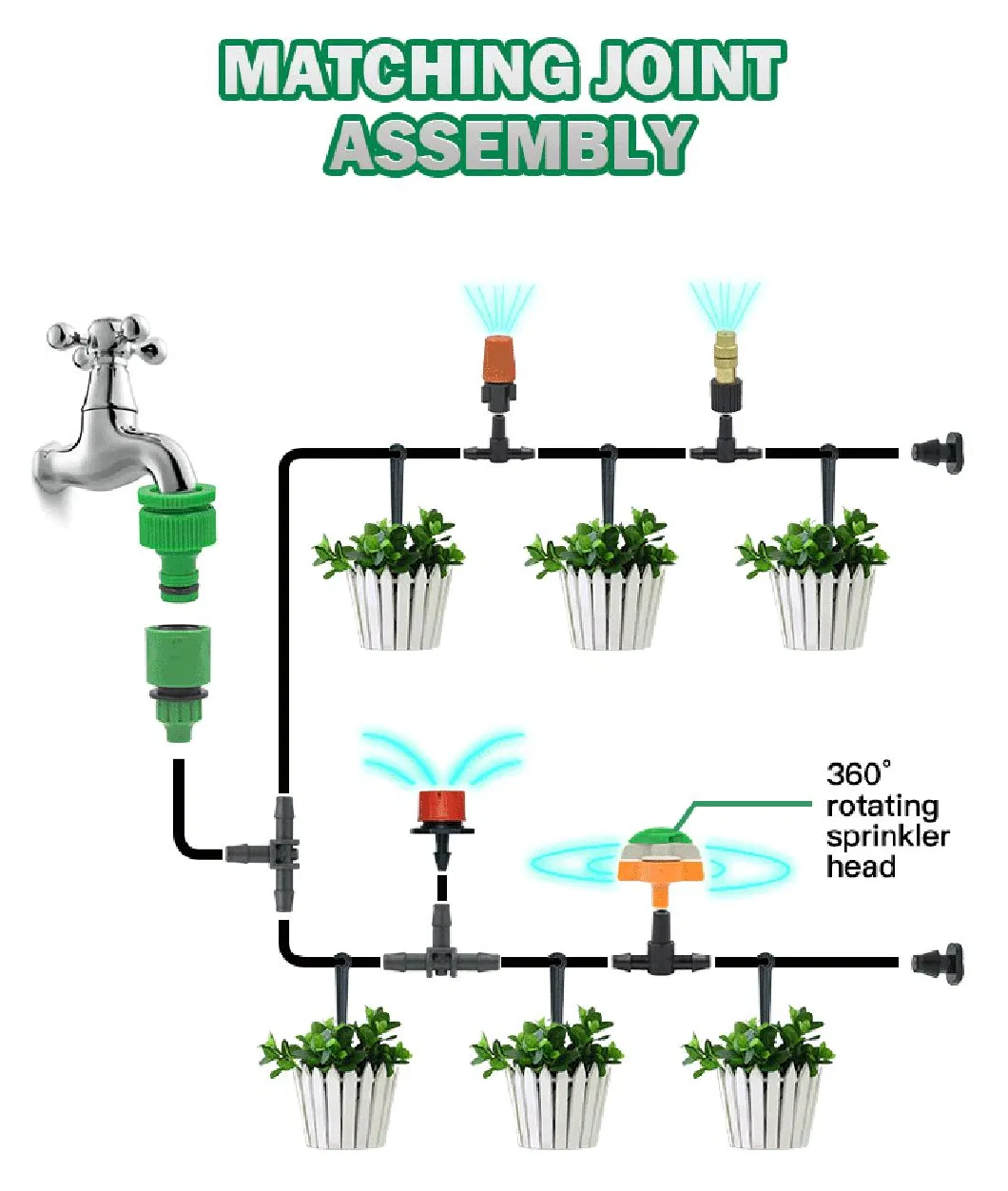 Sprinkler Small up Agricultural Sprinkler Irrigation System Center Pivot Sprinkler Set Accessory