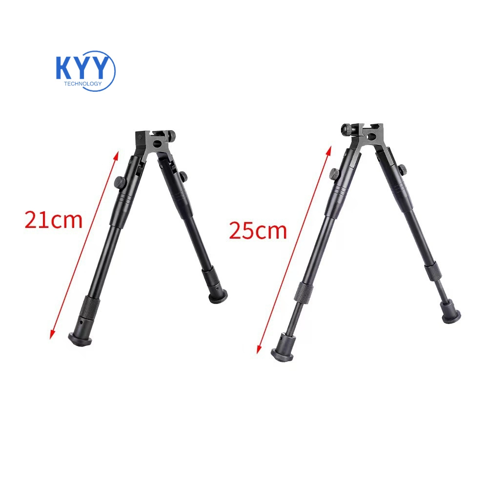 Outdoor Hunting Bipod Tactical Retractable Folding 6 Inch Metal Steel Rack Bipods