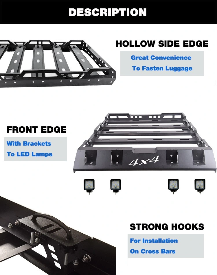 Heavy Duty Steel Roof Rack for Hilux Pick-up Trucks