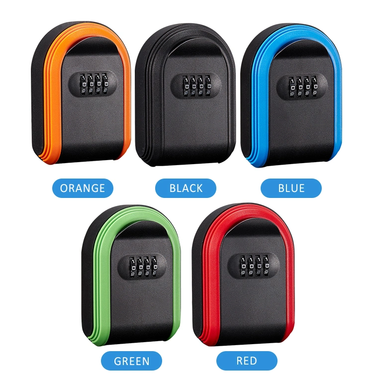 Factory Wholesale Wall Mounted Cheap Plastic Key Box with Combination Lock